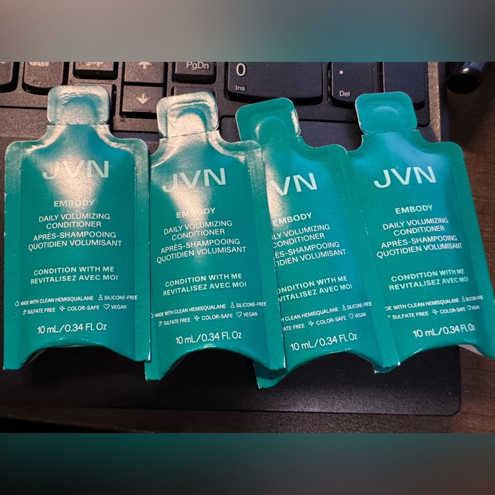 JVN Embody Daily Volumizing Conditioner Sample Set - 4 x 10 mL